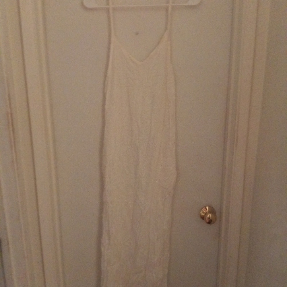 White cover.. see thru. Cute to cover swimsuit